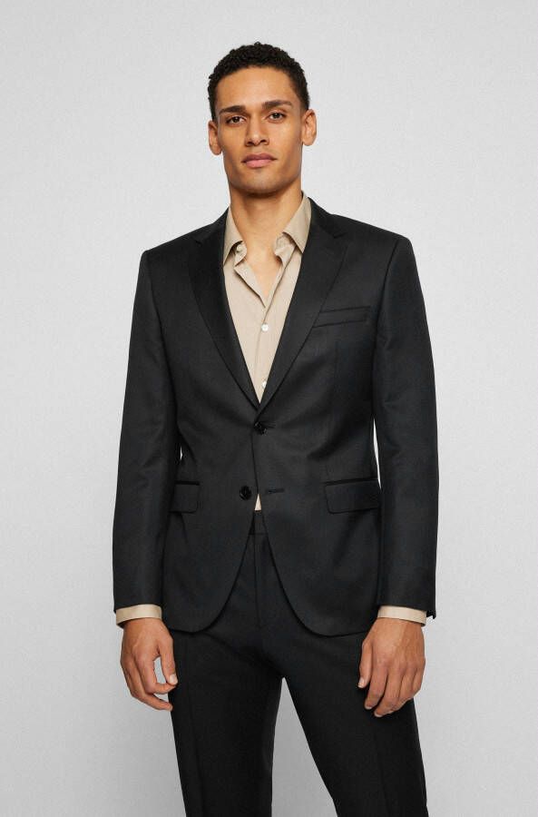 Boss Blazer Colbert H Huge B1 , Zwart, Heren