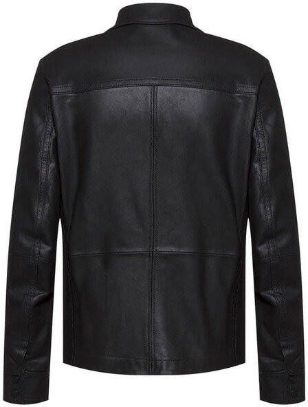 Hugo Boss Leren Jassen Zwart Heren
