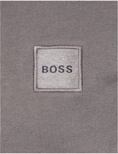 BOSS Casual sweatvest Zetalk 1 met logo 029 dark grey