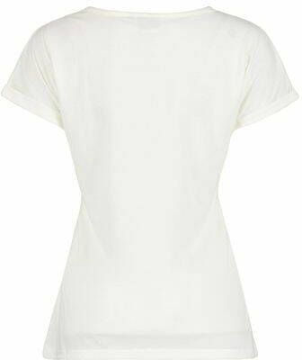 Icepeak T shirt Amity met printopdruk gebroken wit