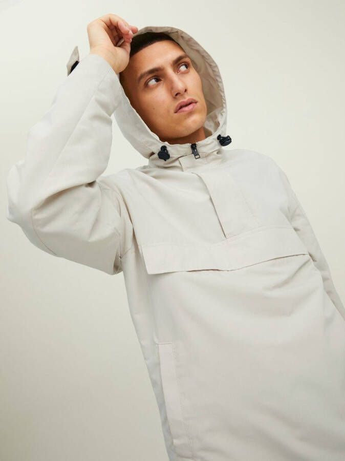 jack & jones Anorak effen trekkoord