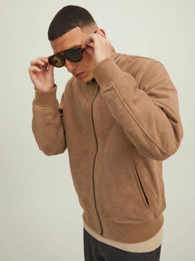 jack & jones Bomberjack suè, de met teddyvoering