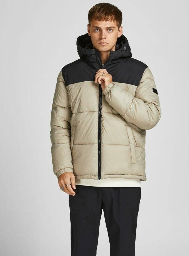 jack & jones Gewatteerde jas capuchon