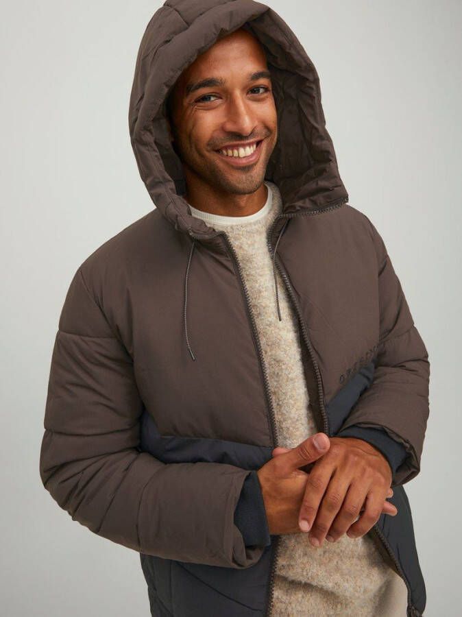 jack & jones Gewatteerde jas capuchon