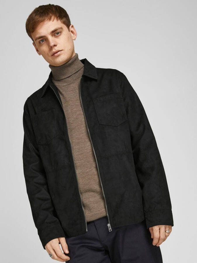JACK & JONES PREMIUM regular fit overshirt JPRBLACOOPER black