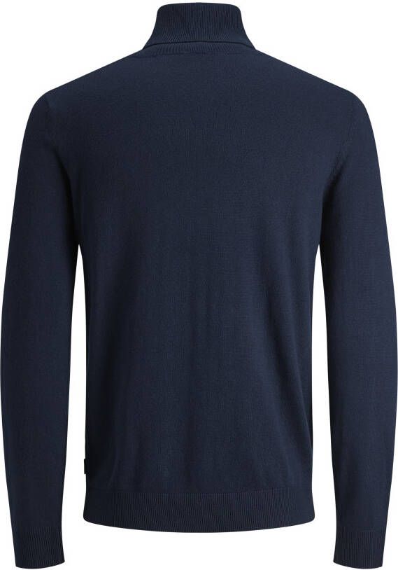 Jack & Jones Eemil knit roll neck pullover Gebreide Truien Blauw