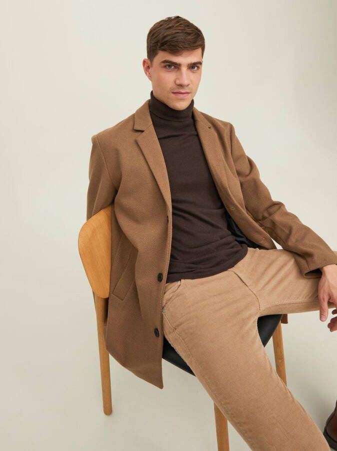 jack & jones Lange jas textuur winter