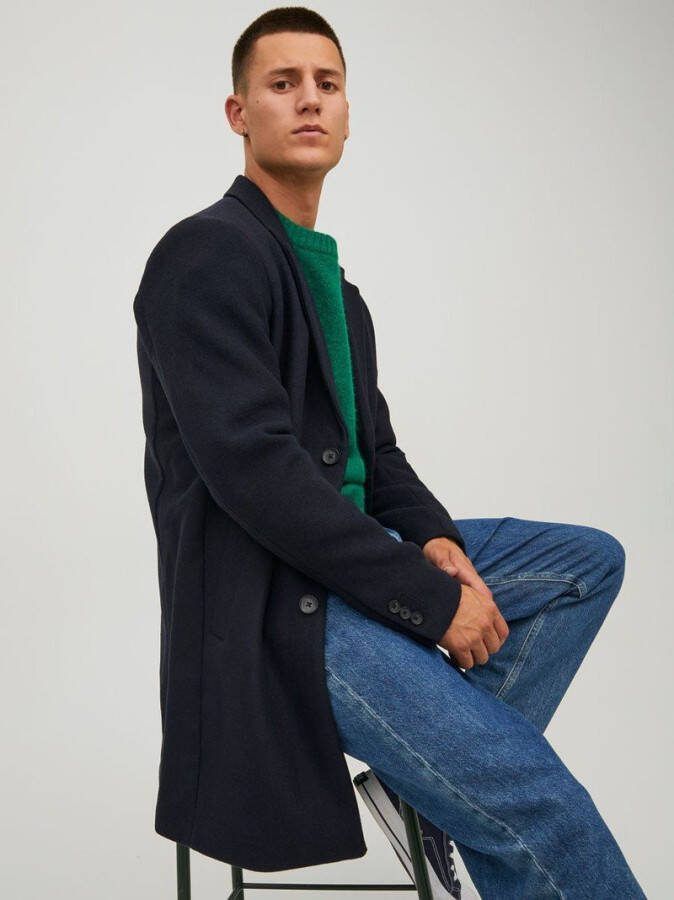 jack & jones Lange mantel met knopen Moulder Wool