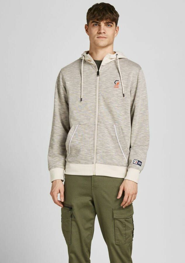 jack & jones Sweatvest gemê, leerde