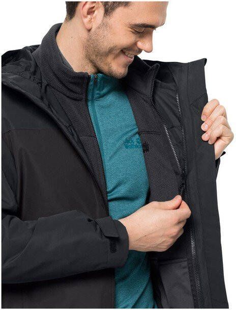 Jack Wolfskin Functioneel 3 in 1 jack TAUBENBERG 3IN1 JKT M(2 delig )