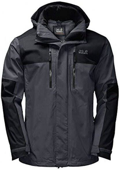 Jack Wolfskin Jasper Flex Jas Donkergrijs/Zwart