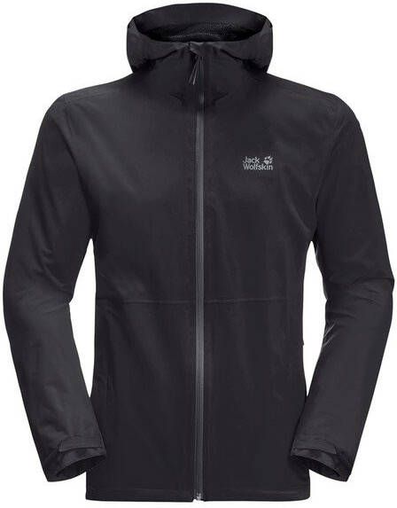 Jack Wolfskin Pack & Go Shell M Jas Zwart