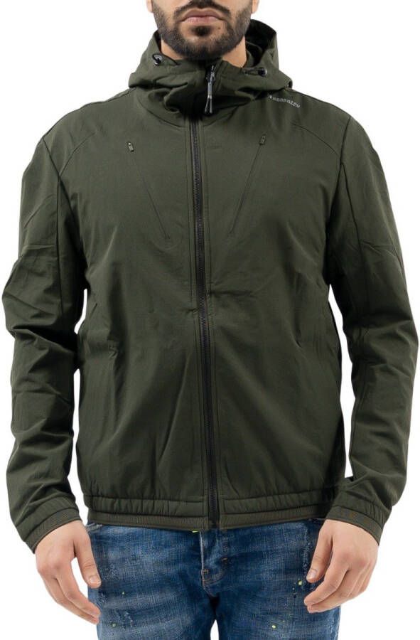 Krakatau NM36 Apex softshell jack met capuchon en ritszakken