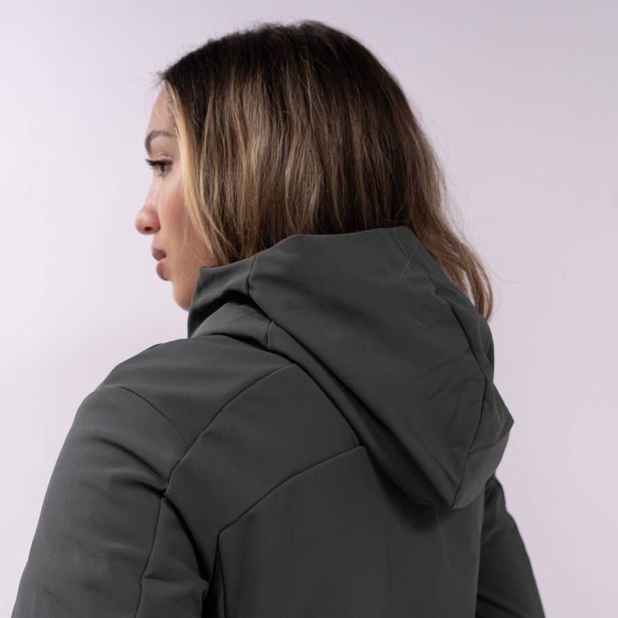 Krakatau Softshell parka met capuchon en ritszakken