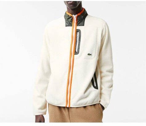 Lacoste Fleece jassen Wit Heren