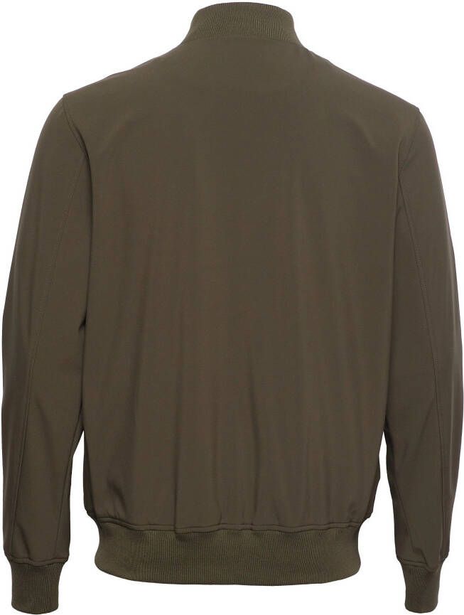 Lyle & Scott Mannen bommenwerper met logo patch , Bruin, Heren