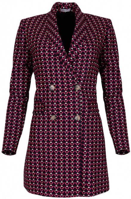 MAICAZZ Sabine blazer fuchsia triangle sp 21.10.003