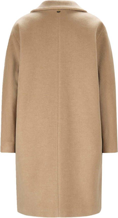 Marc Cain Single Breasted Coats , Beige, Dames
