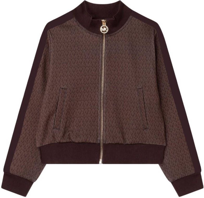 Michael Kors Sweatvest met logoprint en steekzakken