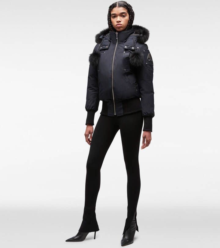 Moose Knuckles Debbie Bomber Jacket , Blauw, Dames