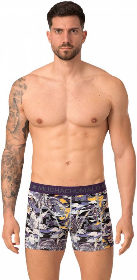 Muchachomalo Boxershorts 2 Pack Price Guns N Roses , Blauw, Heren