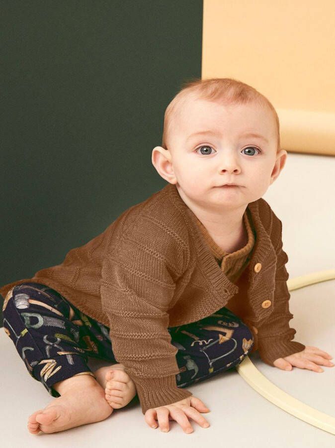 name it Gebreid vest biologisch katoen