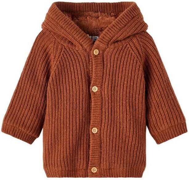 name it Gebreid vest capuchon
