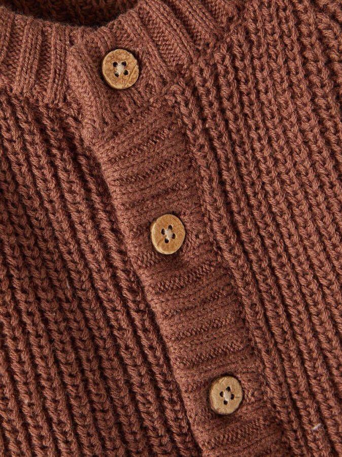 name it Gebreid vest geribde