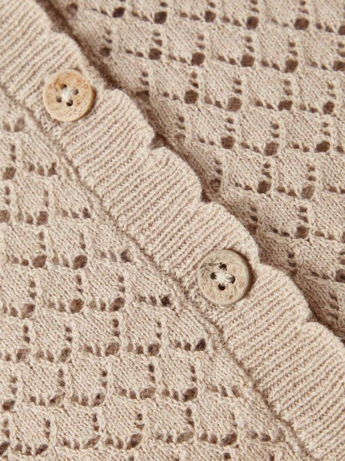 name it Gebreid vest lange mouwen