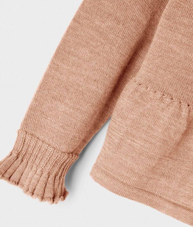 name it Gebreid vest merino wol