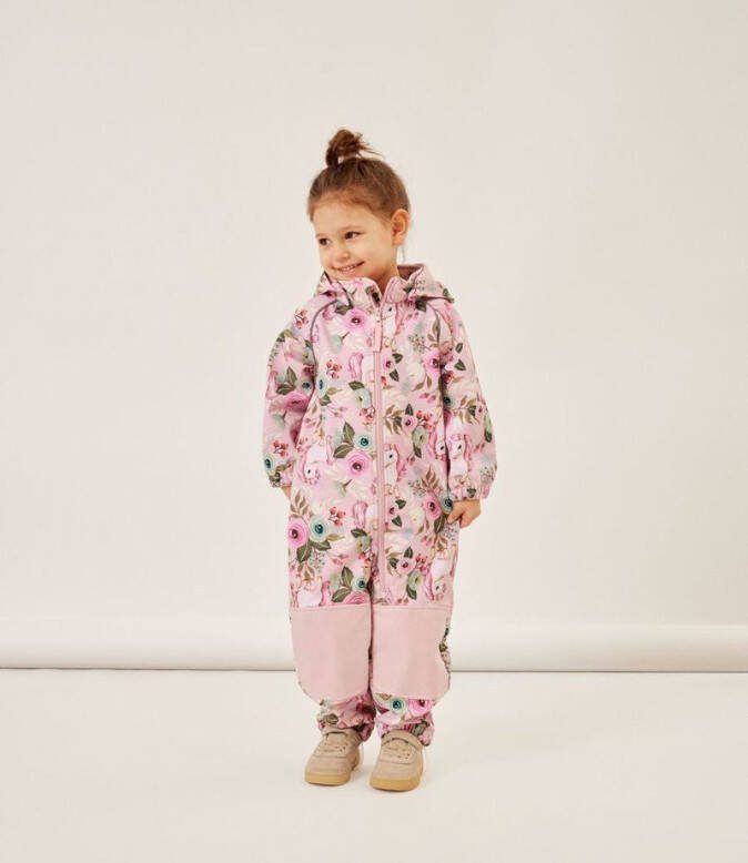 Name It Softshelloverall NMFALFA SUIT FLORAL 2FO NOOS