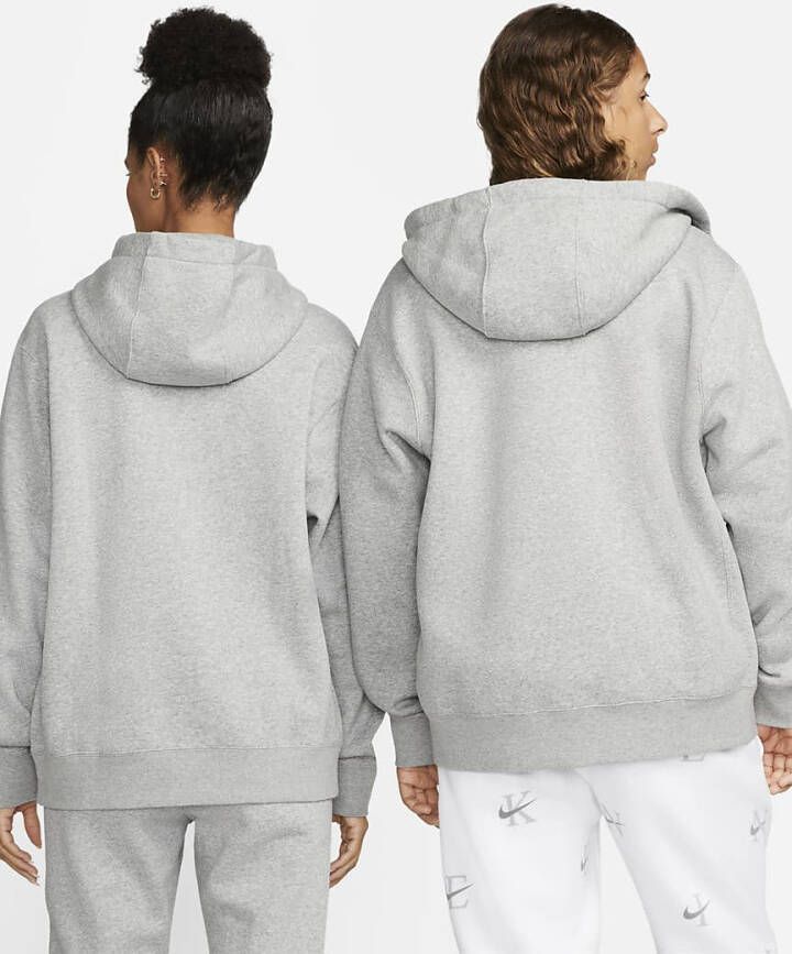 Nike Sportswear Club Fleece Hoodie met rits voor heren Grijs