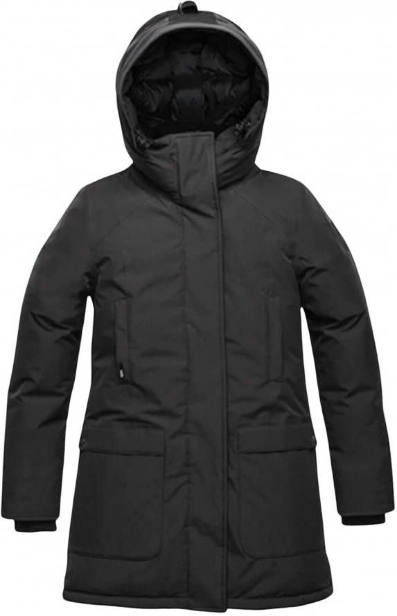 Nobis Emily 3L Micro Denier Ladies Parka Black , Zwart, Dames