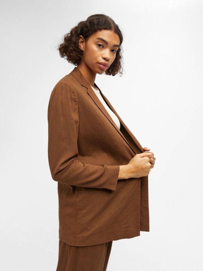 Object Blazer linnenmix