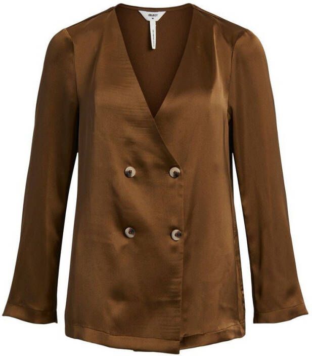 Object Blazer satijnen