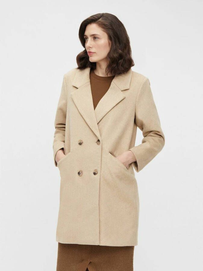 Object Lange jas dubbele knopenrij