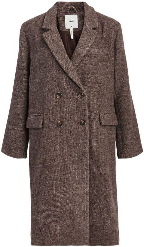 Object Lange jas wolmix