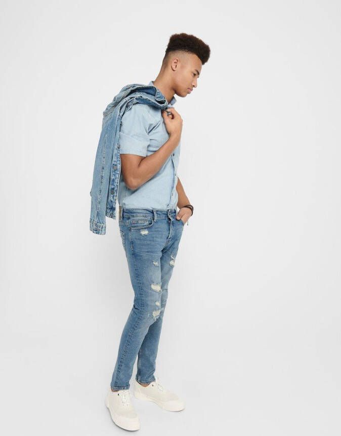 Only & Sons Spijkerjas Lichte , Blauw, Heren