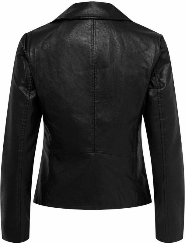 Only Imitatieleren jack ONLMELISA met biker details