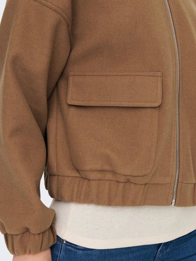 Only Hoodies & Sweatvesten Bruin Dames