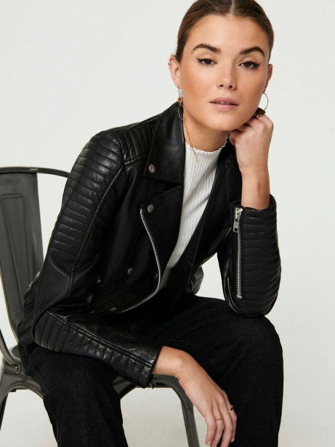 Only Jas leren biker