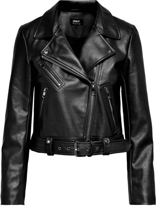 Only Imitatieleren jack ONLVERA FAUX LEATHER BIKER CC OTW
