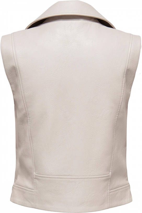 Only Onlvera faux leather waistcoat cs o