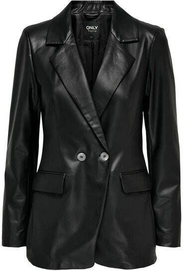 Only Imitatieleren jack ONLPAPAYA FAUX LEATHER FIT BLAZER OTW