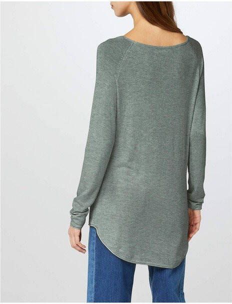 Only Trui met ronde hals ONLMILA LACY L/S LONG PULLOVER
