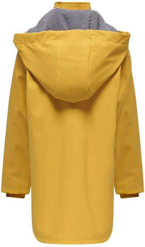 Only ! Meisjes Regenjas -- Okergeel Polyester/elasthan