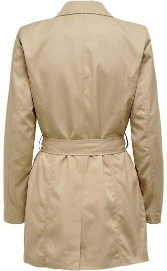 ONLY trenchcoat tussen ONLVALERIE met ceintuur beige
