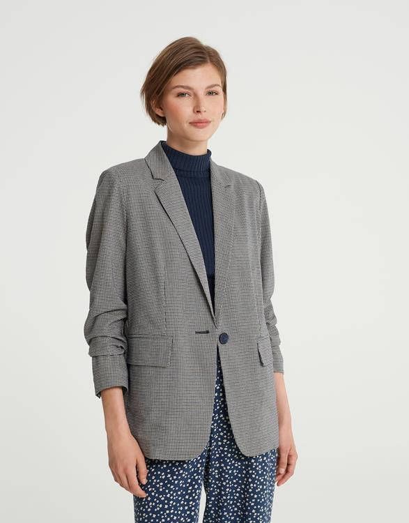 Opus Jujeme Blazer Blue Shadow Dames