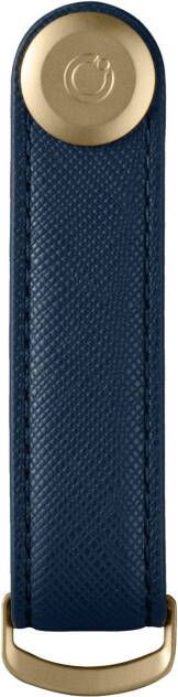 Orbitkey Sleutelhangers Saffiano Leather 2.0 Donkerblauw