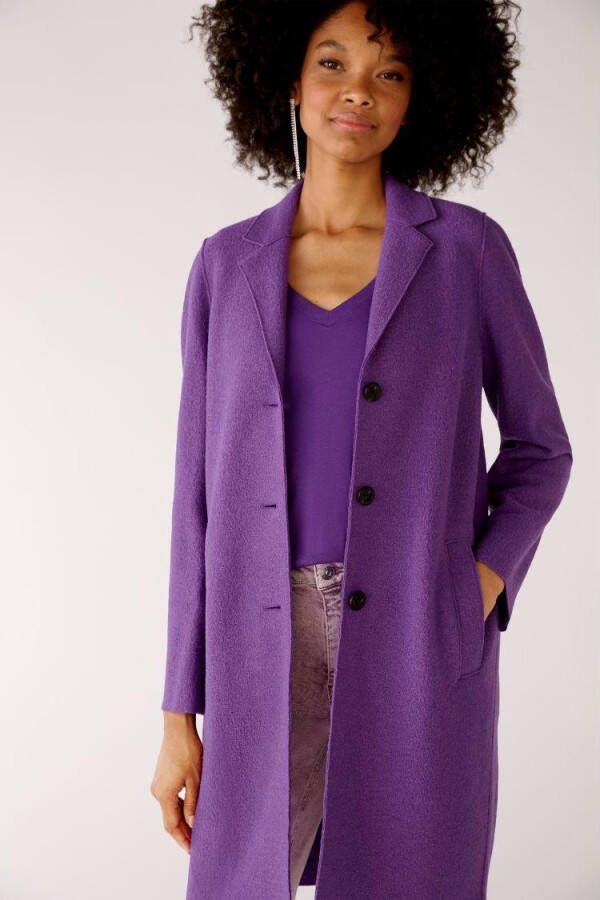 Oui Single Breasted Suits , Paars, Dames